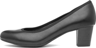 Soft Line Womens Black Court Shoe - Size 3.5 - Black