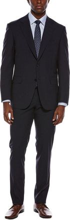 Canali 2Pc Wool Suit With Flat Front Pant