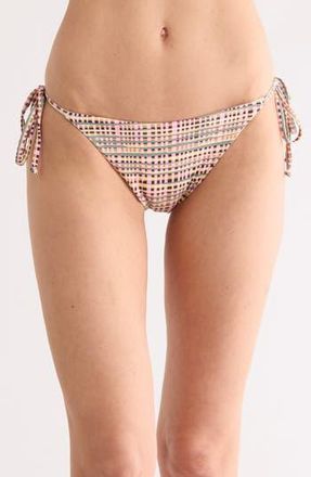 Volcom Crossed Path Bikini Bottoms in Pink Multi at Nordstrom Rack, Size X-Small