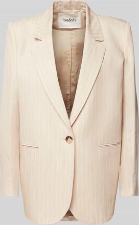 BA&SH Blazer aus Viskose-Leinen-MixModell POY in Beige, Gr&ouml;&szlig;e 38