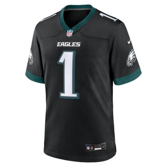 Nike Jalen Hurts Philadelphia Eagles Nike Mens NFL Game Jersey in Black | 67NM0G5T86F-CY0