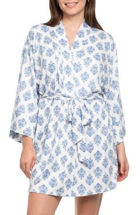 In Bloom by Jonquil Sevilla Foulard Double Knit Wrap in Ivory at Nordstrom, Size X-Large