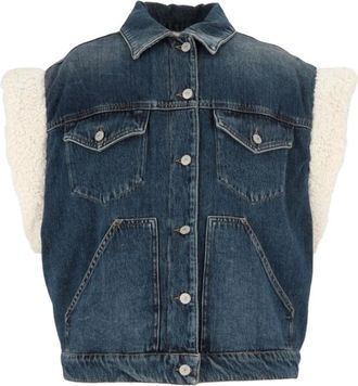 Dondup Chaleco Oversize - Jackets - Mujer - Azul - S