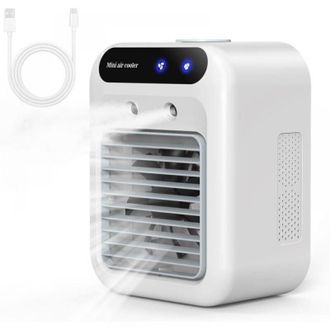 OEM Aire Acondicionado Port&aacute;til, Aire Acondicionado M&oacute;vil Silencioso, Enfriador De Aire De 500 Ml, Enfriador De Aire, 2 Velocidades + 2 Modos De Niebla, A