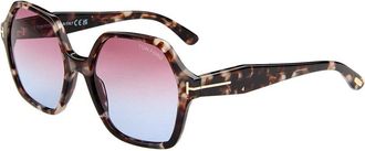 Tom Ford Womens Romy 56mm Sunglasses