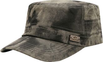 Chillouts Army Cap CHILLOUTS Corrientes Hat, Herren, taupe, Web, Materialmix, gemustert, Caps Army Cap, atmungsaktiv, Formstabil, verstellbarer Verschluss