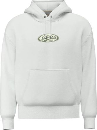 Guess Hoodies - Heren - Hoodies - Wit - 2XL - Hoodies & sweatvesten