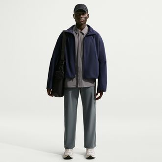 Nike Mens 24.7 PerfectStretch Dri-FIT Loose-Fit Chino Trousers in Grey | HQ6941-084