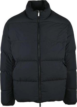 Emporio Armani Donsjack - Heren - Gewatteerde jassen - Zwart - XS - Leer - Jassen