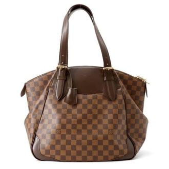 Louis Vuitton Pre-owned Tote Bags, female, Brown, Size: ONE SIZE Pre-owned Damier Canvas Shoulder Bag