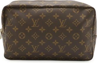 Louis Vuitton Brown Monogram Monogram Clutch Bag Pouch (Pre-Owned)
