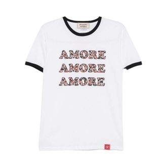 Alessandro Enriquez T-Hemden - Dames - Tops - Wit - Maat: L