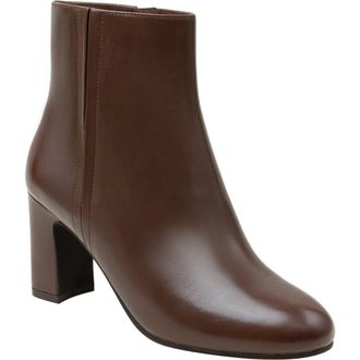 Linea Paolo Wylda Bootie in Chocolate Brown at Nordstrom Rack, Size 9.5