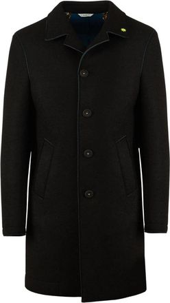 Manuel Ritz Jassen - Heren - Mantel - Grijs - 2XL - Wol - Jassen