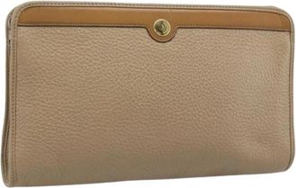 Dior Pre-owned Clutch Bag - Dames - Vintage Clutch - Beige - ONE Size - Leer - Vintage
