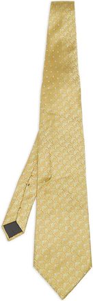 Lanvin Cravatta con stampa - Oro
