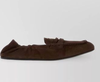 Miu Miu suede leather loafers