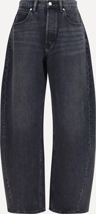 Alexander Wang Jeans a palloncino con cristalli Woman 27