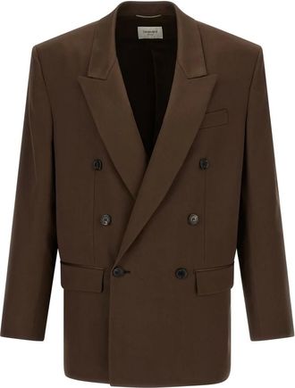 Saint Laurent Blazers - male - Saint Laurent - Blazers - Brown - 2XL - Suits