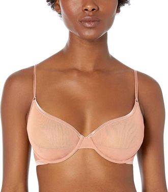 Cosabella Soire Molded Tshirt Bra With Mesh Overlay In Sette