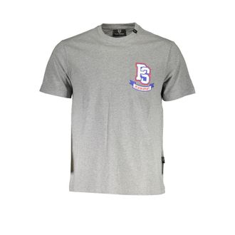 Plein Sport Gray Cotton Men Mens T-Shirt