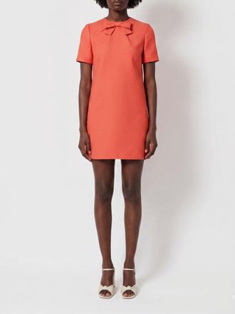 Valentino Mini abito a tubino in lana e seta con fiocco e scollo a V