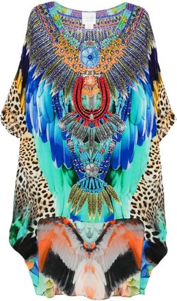 Camilla Abito corto con scollo ampio - Blu