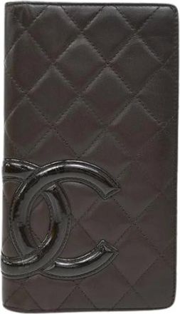 Chanel Pre-owned Wallets, female, Brown, Size: ONE SIZE Pre-owned Vintage Wallet