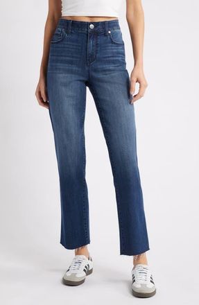 1822 Denim Magic Waistband High Waist Straight Leg Jeans in Grayden at Nordstrom, Size 24