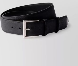 Prada adjustable textured leather belt