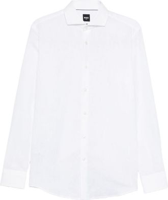 HUGO BOSS White Cotton Shirt