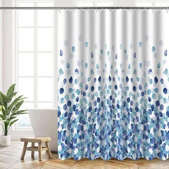 OEM Cortina De Ducha, 180x200 Cm, Lavable A M&aacute;quina, De Poli&eacute;ster, Ideal Para Ba&ntilde;era O Ba&ntilde;o