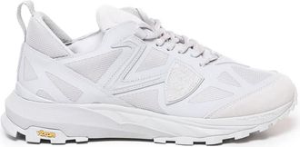 Philippe Model Witte Mesh Sneakers met Rubberen Zool - Heren - Sneakers - Wit - 43 EU - Schoenen