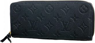 Louis Vuitton Noir Long Wallet (Bi-Fold) (Pre-Owned)