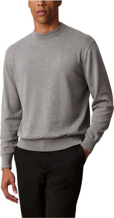Calvin Klein Jeans Katoenen Crewneck Sweater - Heren - Ronde hals truien - Grijs - XL - Katoen - Truien & Vesten