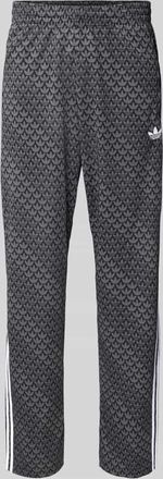 adidas Originals Trainingshose mit Logo-Muster in Black, Gr&ouml;&szlig;e XXL