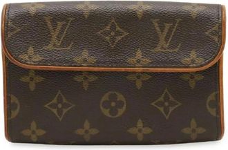 Louis Vuitton Pre-owned Wallets, female, Brown, Size: ONE SIZE Pre-owned Canvas crossbody-bags