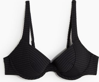 H&M Push-up-Bikinitop - Schwarz