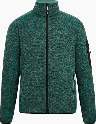 Regatta Mens Regatta Mens Newhill Marl Full Zip Fleece Jacket - Green - Size: Regular/36