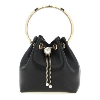 Jimmy Choo London Dames, Tassen, Zwart, Maat: ONE Size Leer