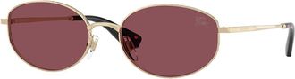 Burberry BE3169 Polarized 11095Q Womens Sunglasses Size 55