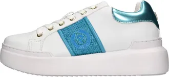 Pollini Eco-lederen Sneakers - Dames - Sneakers - Wit - 38 EU - Leer - Schoenen