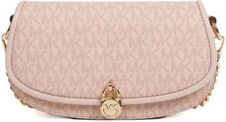 Michael Kors Mila Kleine Convertibele Crossbody Tas - Dames - Schoudertassen - Roze - ONE Size - Polyester - Tassen