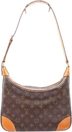 Louis Vuitton Pre-owned Monogram Boulogne PM Schoudertas - Dames - Vintage Schoudertas - Bruin - ONE Size - Leer - Vintage