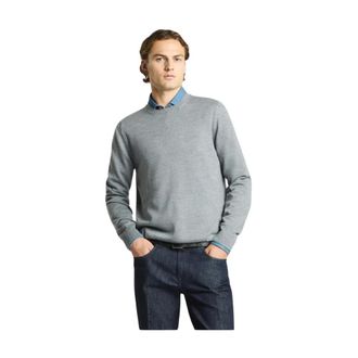 Fay Jersey de cuello redondo - Knitwear - Hombre - Gris - 3XL