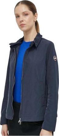 Colmar Unlined Taffeta Jacket - Dames - Outdoorjassen - Blauw - L - Polyester - Fitness