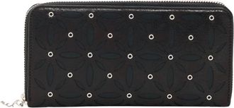 Desigual Grote Gewatteerde Portemonnee - Dames - Portefeuilles - Zwart - ONE Size - Accessoires