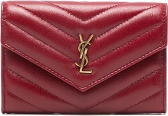 Saint Laurent Chevron Logo Wallet