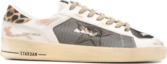 Golden Goose Brown Stardan Leather Sneakers