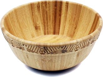 Berghoff Bamboo Decorated Salad Bowl in Multi at Nordstrom Rack